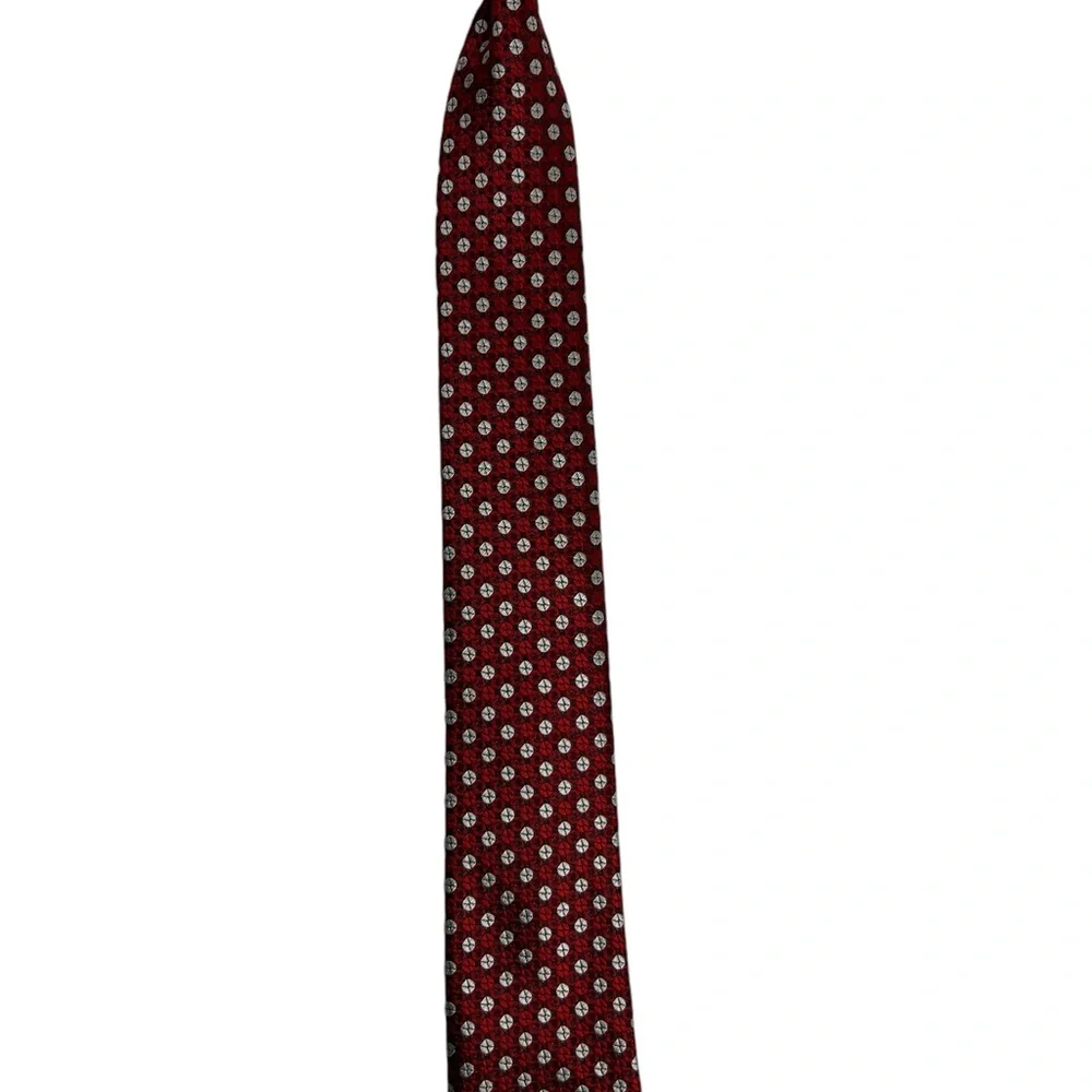 Neck Tie Boy Dark Red Wedding Suit Christmas Holiday School Clip On 17”Necktie